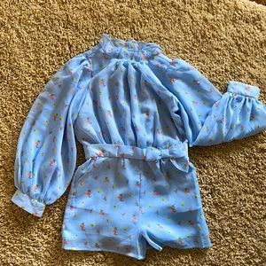 Janie and Jack floral romper (child)